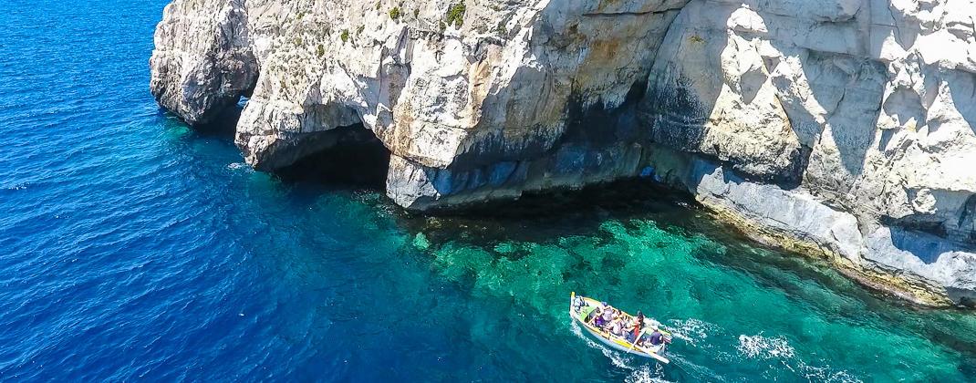 Blue Grotto voyage en bateau