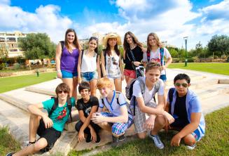 Parc à côté de la résidence d'école